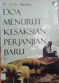 Image of Doa Menurut Kesaksian Perjanjian Baru