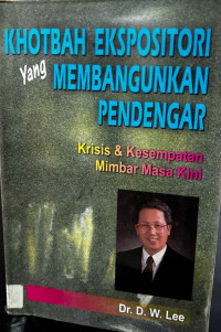 Image of Khotbah Ekspositori Yang Membangunkan Pendengar