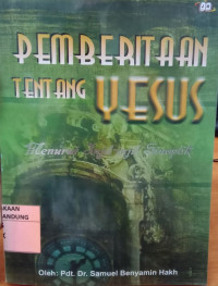 Image of Pemberitaan Tentang Yesus menurut Injil-injil Sinoptik