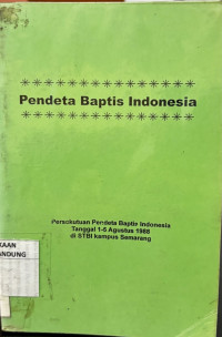 Image of Pendeta Baptis Indonesia